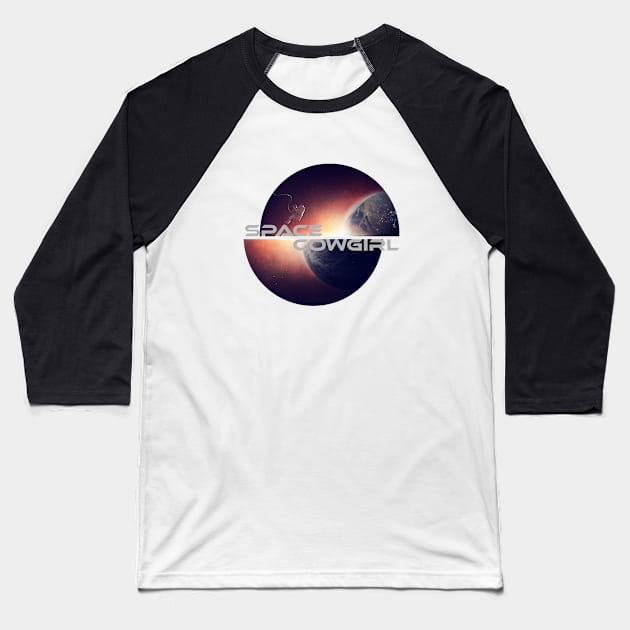 SPACE COWGIRL Baseball T-Shirt by Utopic Slaps